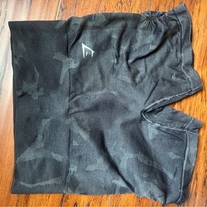 Gymshark Black Camo Bike Shorts